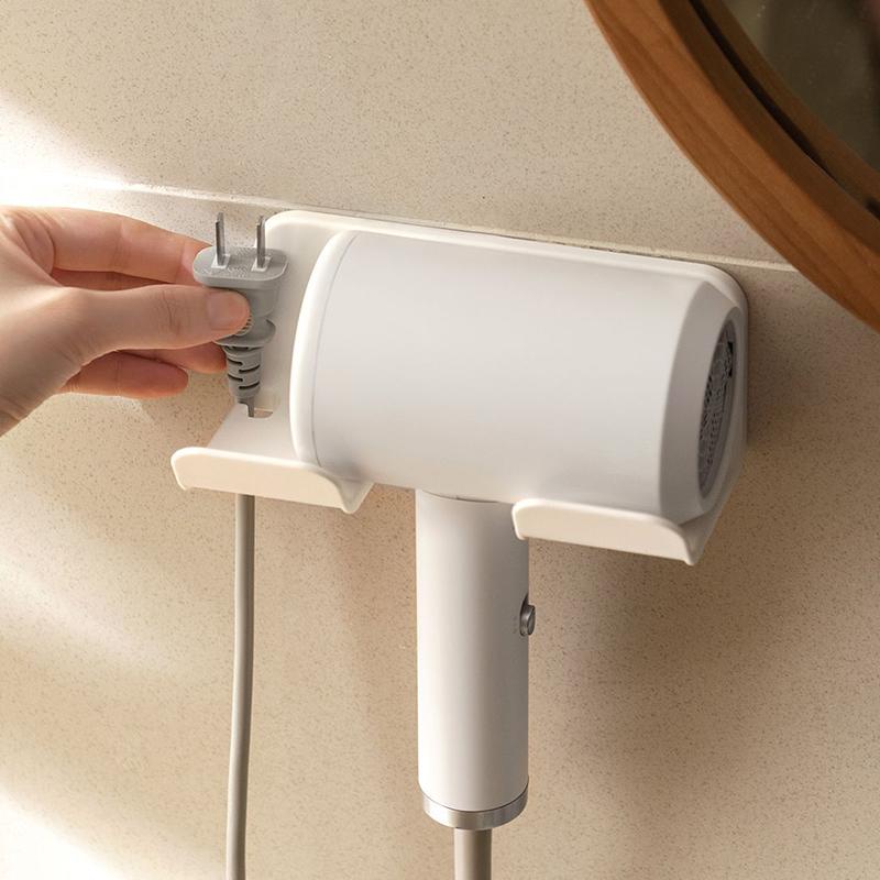 Giá treo máy sấy bằng nhựa cao cấp dán tường tiện lợi
