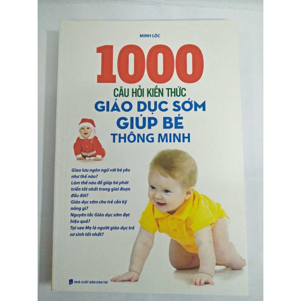 Sách - 1000 câu hỏi kiến thức giáo dục sớm giúp bé thông minh