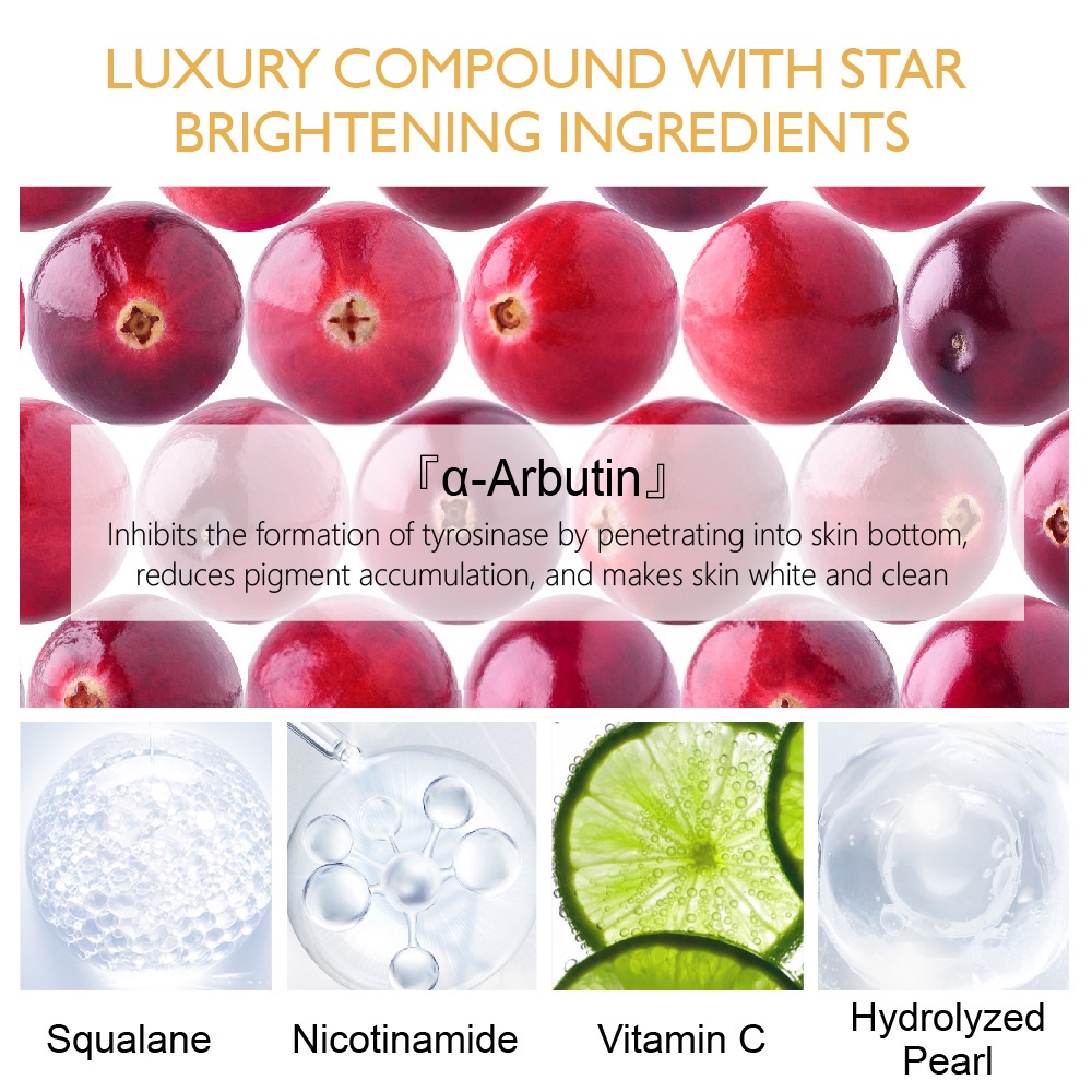 Kem Làm Trắng Da VIBRANT GLAMOUR FDA Arbutin 80ml Giúp Làm Mờ Vết Thâm Và Dưỡng Ẩm Cho Da