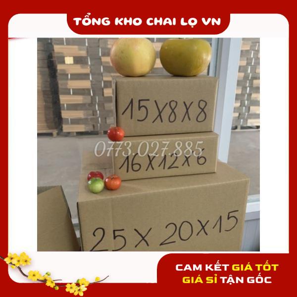 [SIÊU RẺ] [15x8x8] Thùng Hộp Carton Đóng Gói Hàng , phụ kiện du lịch