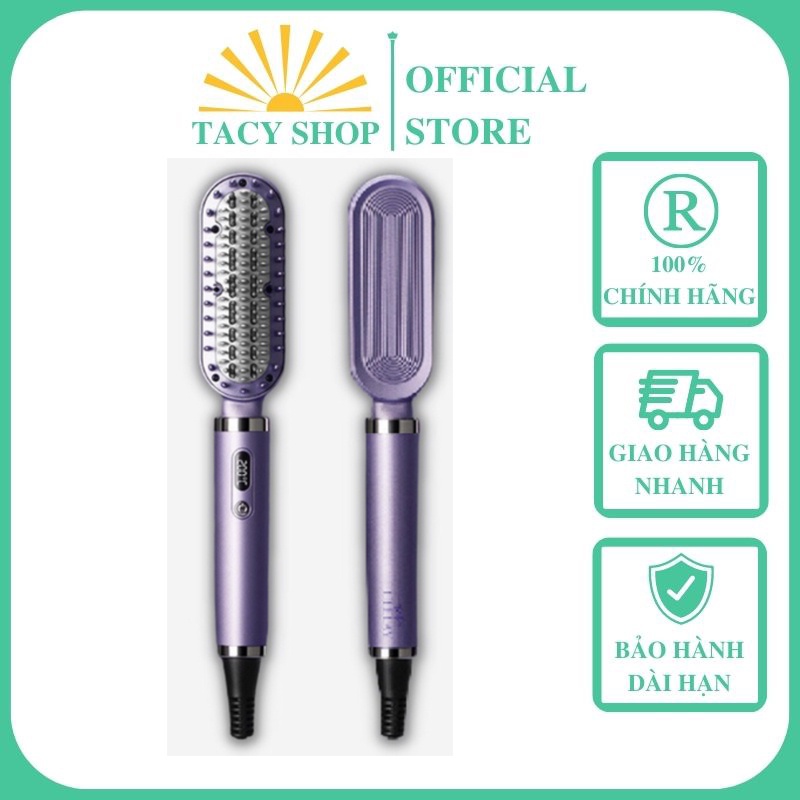 Lược điện chải tóc tạo kiểu đa năng Finose LĐ02, 5 mức nhiệt, 3 thiết kế răng lược kết hợp, tạo kiểu rõ rệt, nhanh chong