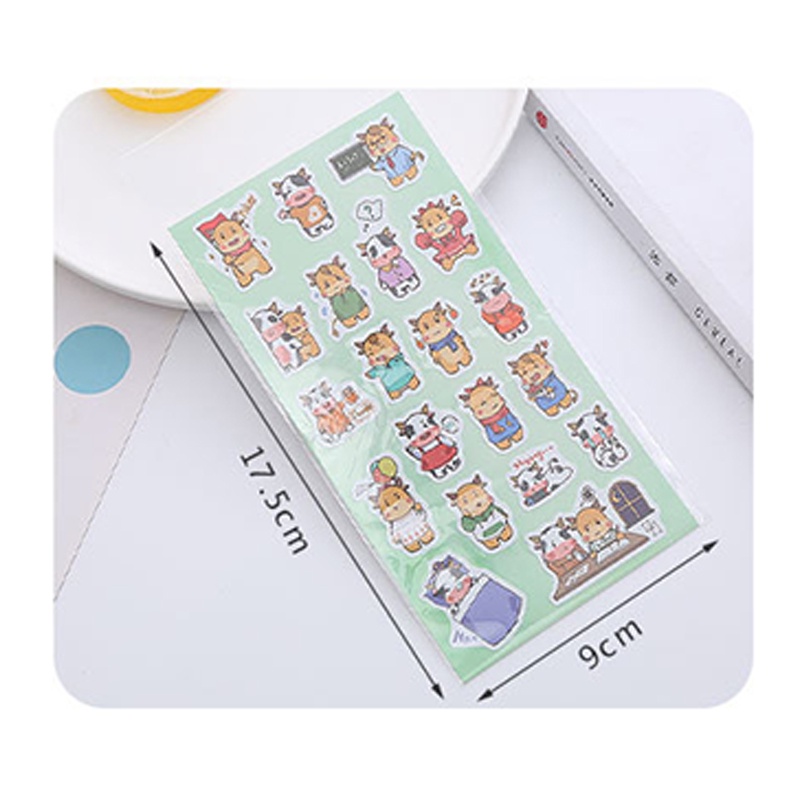 Sticker Dán Trang Trí Sổ Tay DIY Họa Tiết Hoạt Hình Dễ Thương Sáng Tạo Dành Cho Học Sinh