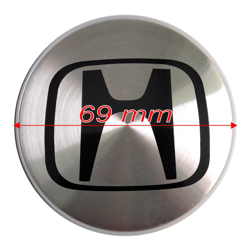 Logo Honda chân gài 69mm chụp mâm bánh xe Ô tô, dùng cho xe Honda CIVIC, CRV, ACCORD, ODYSSEY