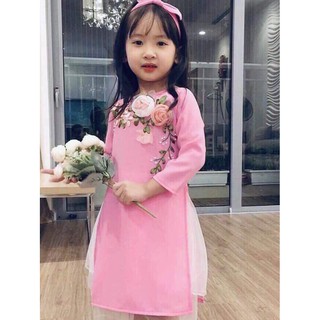 Áo dài tết cách tân cho bé gái