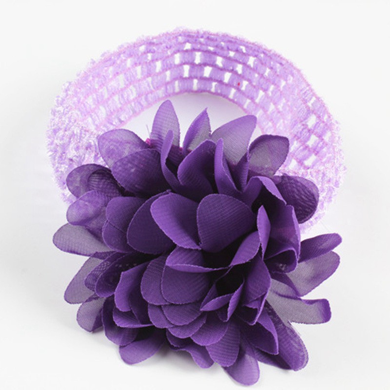 Băng đô họa tiết hoa đáng yêu cho bé gái