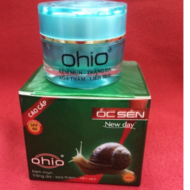 KEM OHIO ỐC SÊN MỤN XOÁ THÂM LIỀN SẸO 18g