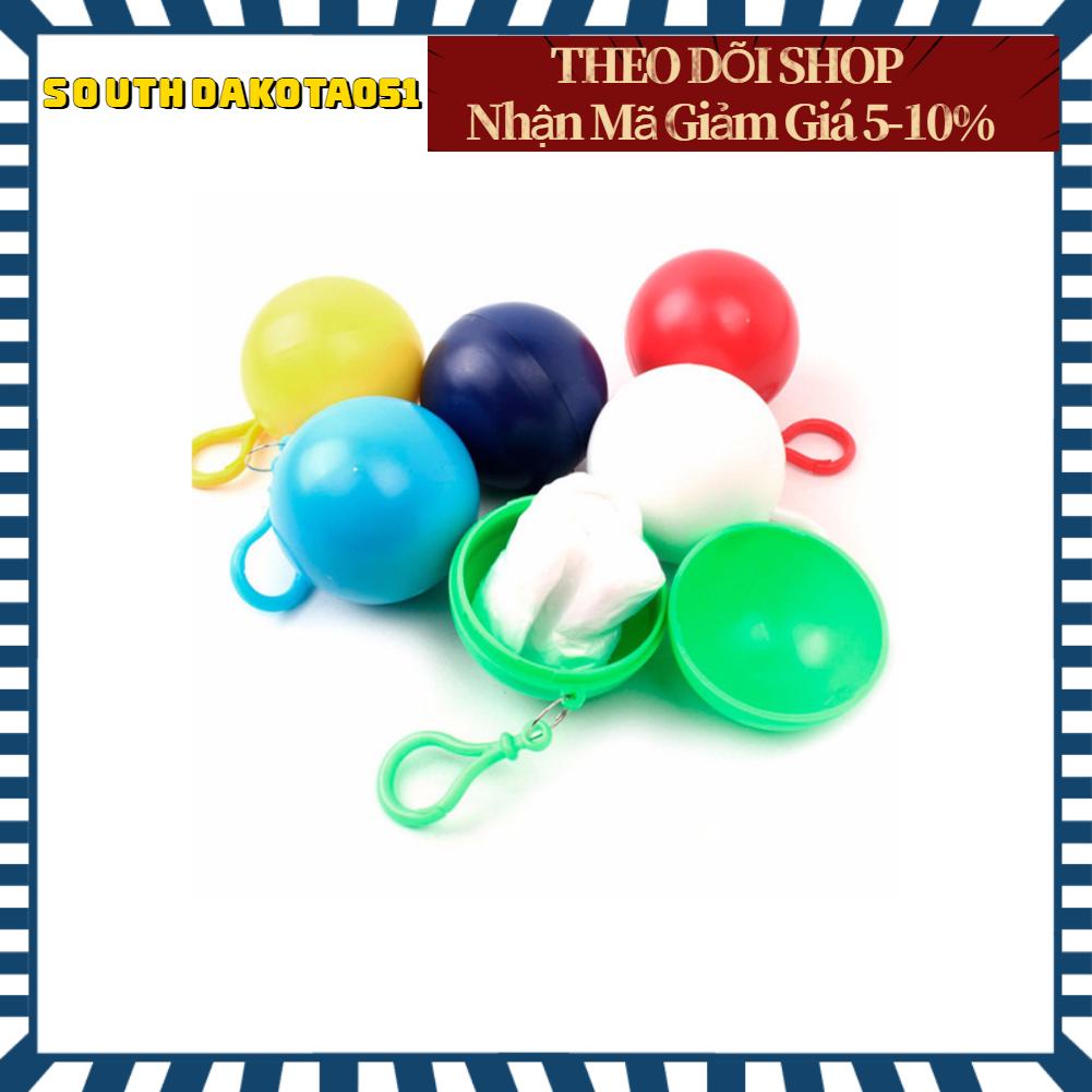 Southdakota051 Rain Ponchos Disposable Raincoat PVC Raining Protection with Ball for Emergency Mountaineering Travel