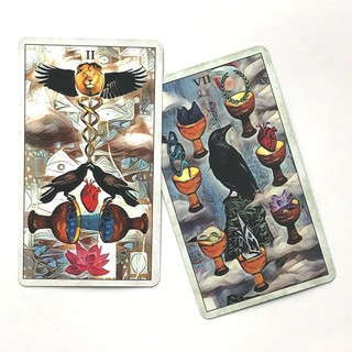 Bộ bài Crow Tarot Size Thường A6