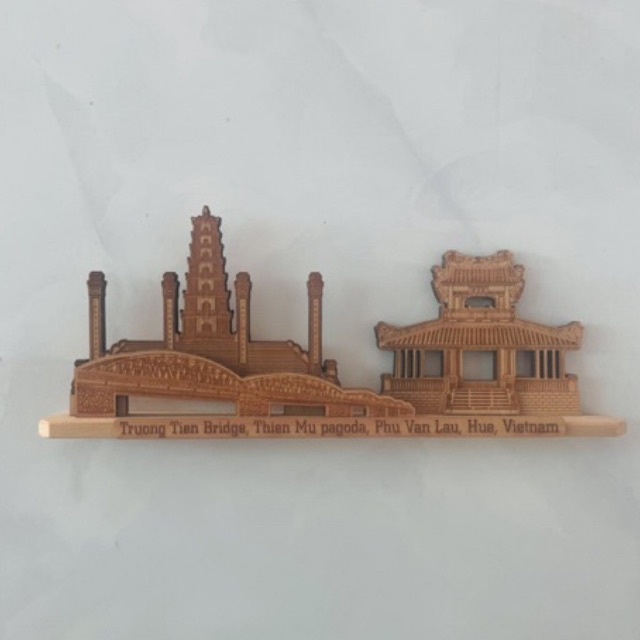 Mô hình gỗ 2D conomi danh lam thắng cảnh