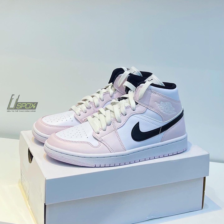 Giày Nike Jordan 1 Mid Barely Rose