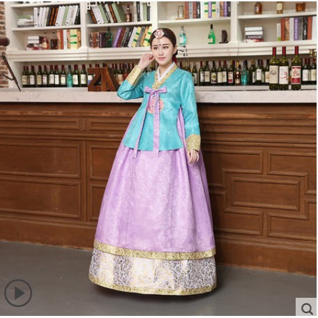 Ảnh thật-S8. Hanbok Hàn quốc kiêu sa cho nữ. Hàng đặt trước 10 ngày. S8