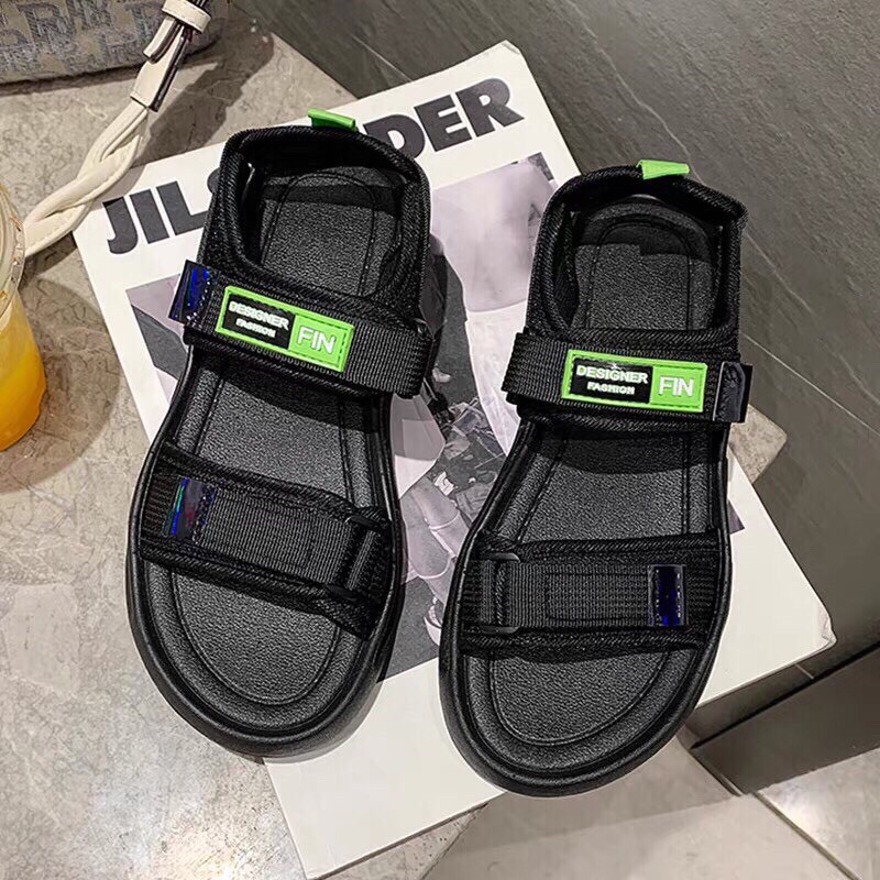 Sandal nữ 2 màu dành cho học sinh đế cao su h88