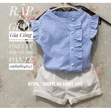 Rập giấyB377_ Rập giấy bộ mặc nhà cho bé yêu(1t-12t)