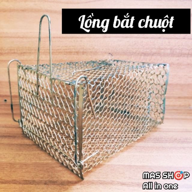 LỒNG BẮT CHUỘT LỚN có khoá hãm thông minh chống chạy