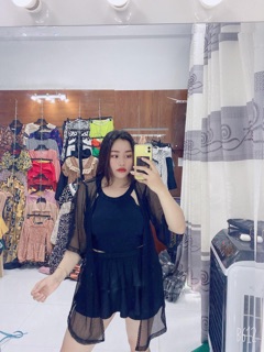 Set bơi bikini váy tầng #bigsize 60 - 80 kí