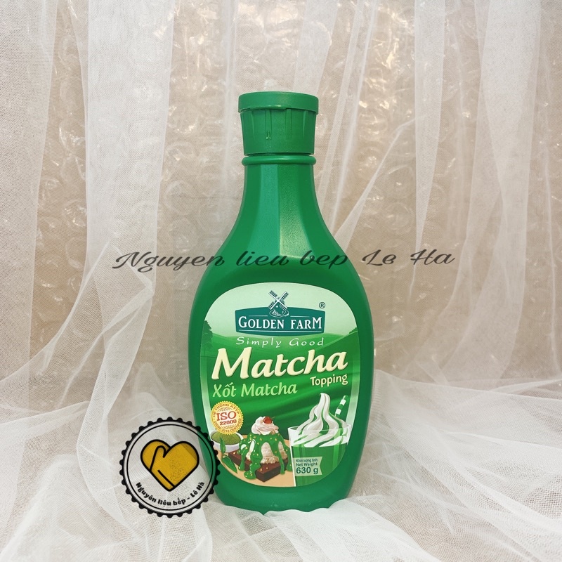 Sốt Matcha Golden Farm - 630ML