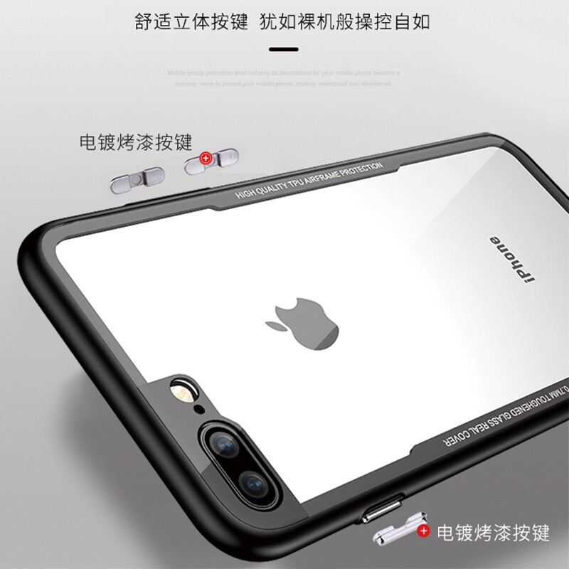 Ốp Điện Thoại Mặt Kính Chống Cháy Nổ Cho Iphone X 8 7 Iphone 6 Splus | BigBuy360 - bigbuy360.vn