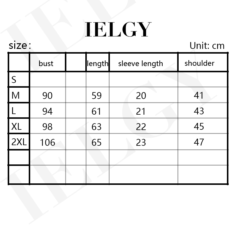 IELGY    Áo Thun cotton Nữ (7 Màu) M-5XL