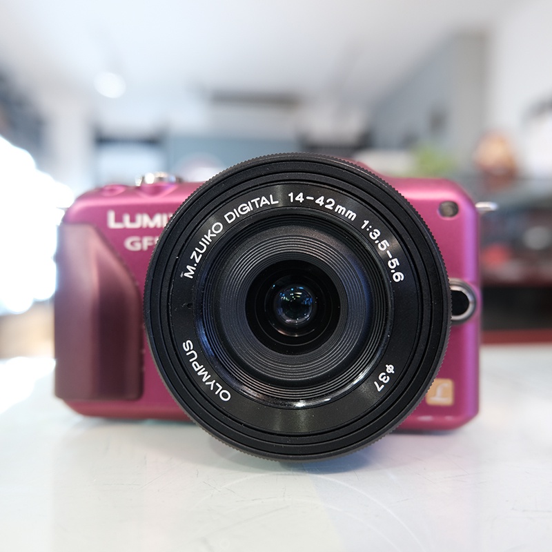 Máy Ảnh Panasonic Lumix DMCGF5 Kèm Ống Kính Olympus Zuiko Digital ED 1442mm F3.55.6