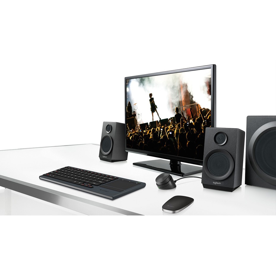 Loa vi tính Logitech Z333 Âm thanh 2.1 với công suất cực đại 80 Watt - Hàng chính hãng
