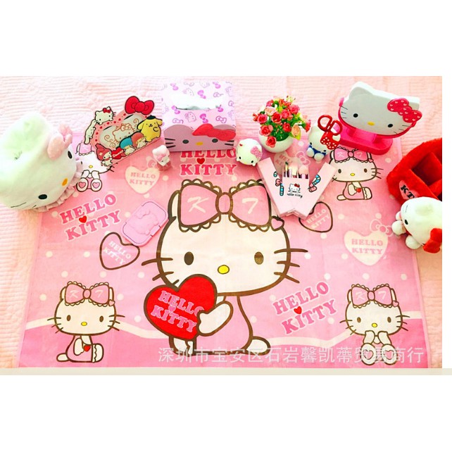 Bạt trải cắm trại 90*60cm Hello Kitty