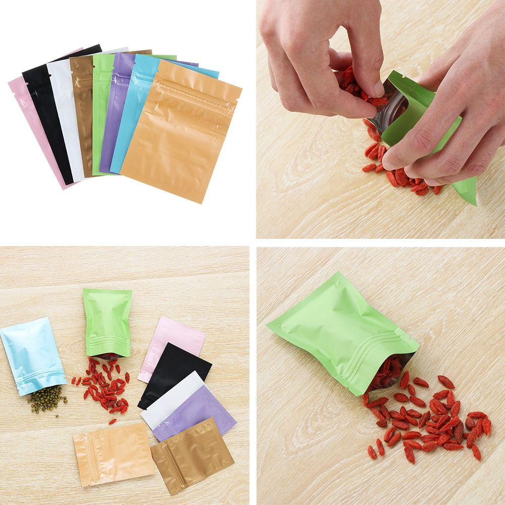 Set 10 / 30 Túi Lá Nhôm Dùng Đựng Thực Phẩm Thiết Kế Mới Tiện Lợi Dễ Sử Dụng