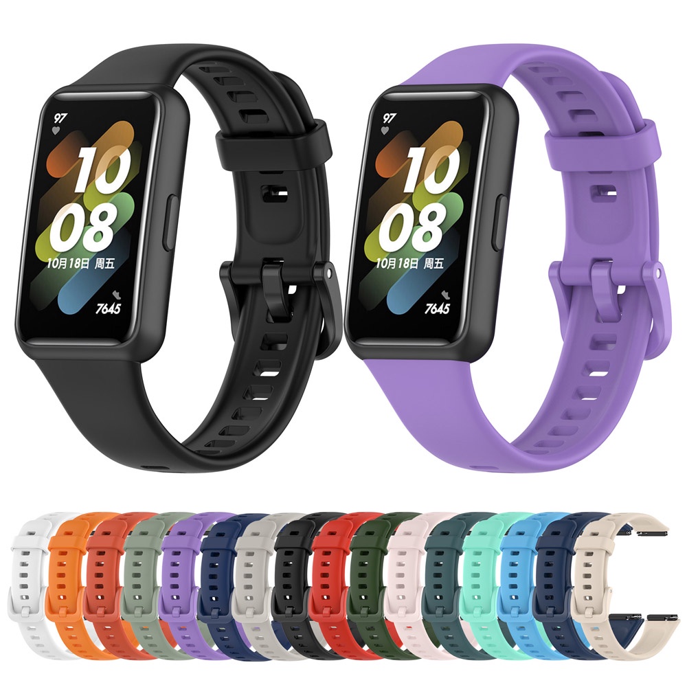 Dây Đeo Silicone Cho Đồng Hồ Thông Minh Huawei Band 6 7 8 / Honor Band 6