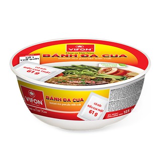 Bánh đa cua Vifon tô 125g thùng 12 tô