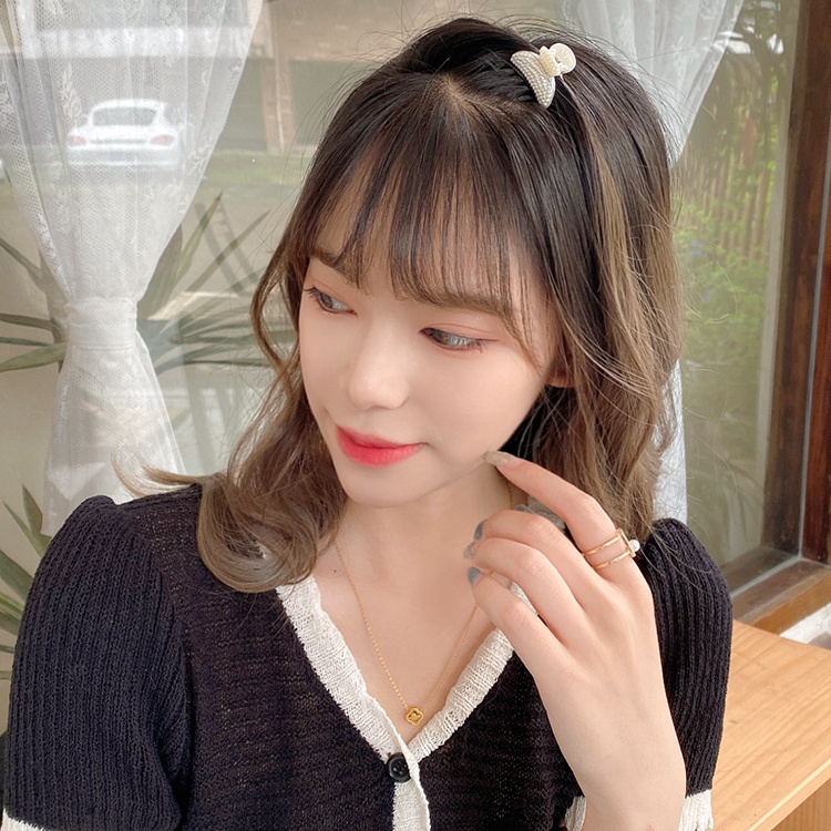 Kẹp Tóc Hoa Đính Ngọc Trai Phong Cách Hàn Quốc