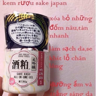Kem dưỡng sake kasu Japan