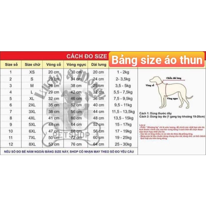 ÁO NỈ ĐỎ TẾT CHÓ MÈO 1 - 12KG (Xem size vải trên từng ảnh)