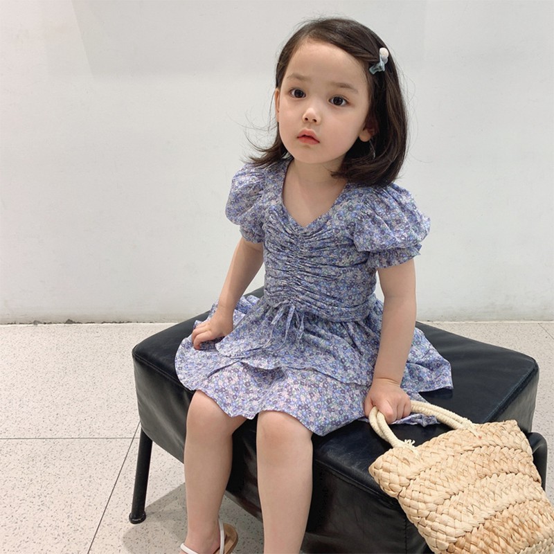 🔥🔥🔥Mô Hình Bán Chạy Vô Danh!! Hàng Có SẵnÁo Tay Phồng In Hoa Phong Cách Mùa Hè Hàn Quốc Kiểu Mới Dành Cho Bé Gái Vào Mùa Hè 2021