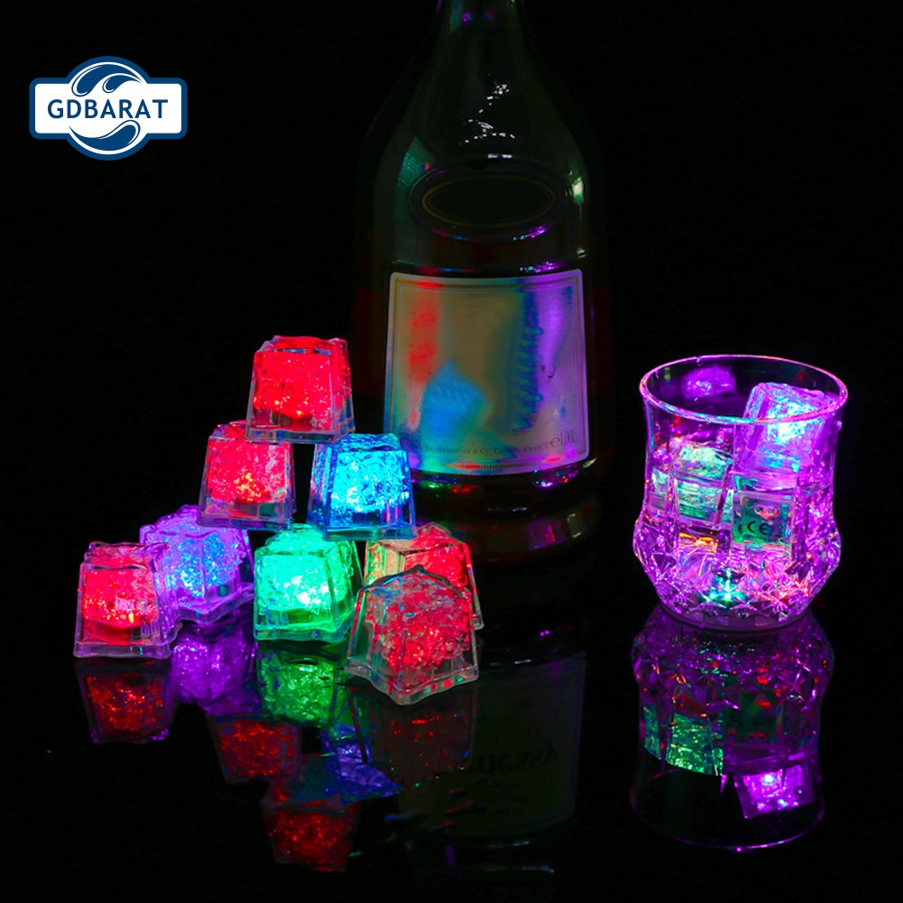 [NYCA Stock] 3 Viên Đá Có Đèn LED Phát Sáng Ban Đêm Trang Trí Quán Bar Tiệc Cưới