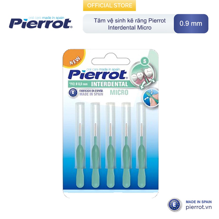 Tăm vệ sinh kẽ răng Pierrot Interdental Micro 0.9 mm