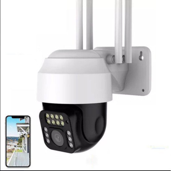 Camera Wifi Yoosee Ngoài Trời Ptz C12 14 led Full HD Xem Đêm Có Màu