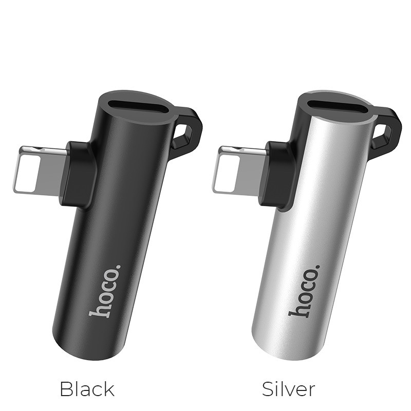 [Hoco Việt Nam] Jack chuyển đổi âm thanh iPhone chính hãng HOCO LS21 Lightning sang giắc tai nghe 3.5 mm kèm cổng sạc