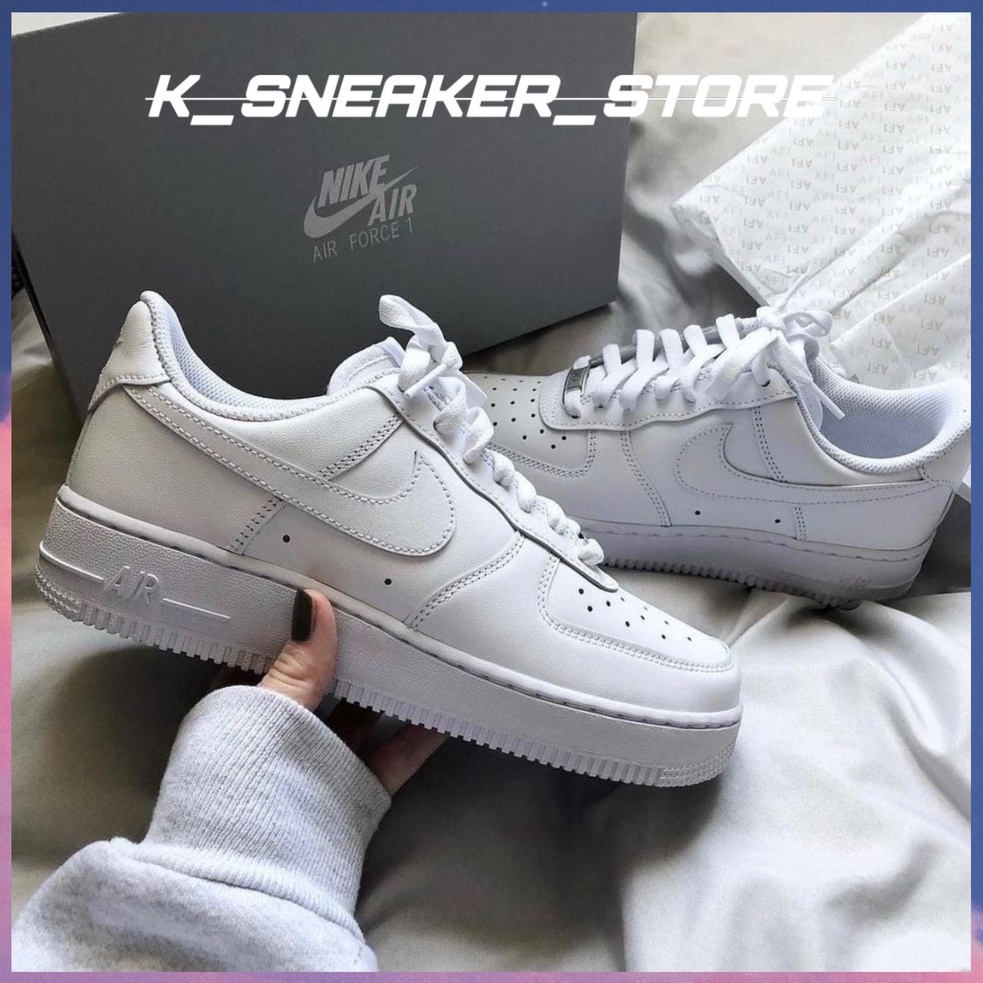 Giày AF1 ALL WHITE, N.ike Air Force 1 trắng simple OG, SC