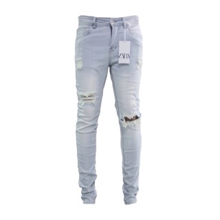 Acid waxed super skinny jeans