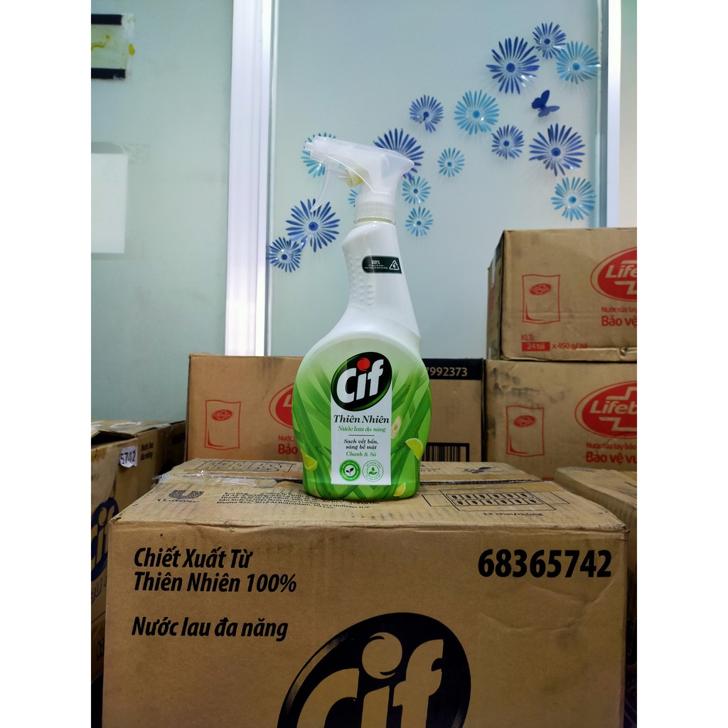 Nước lau đa năng CIF Chanh Sả Chai 500ml -68365742