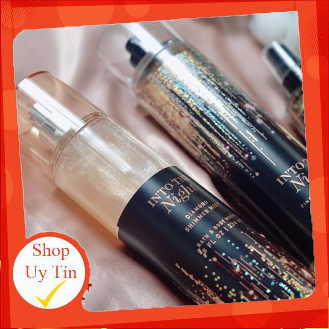 Xịt thơm toàn thân Bath & Body Works Into The Night (30ml-50ml-100ml) 🍭Hot🍭 | Thế Giới Skin Care