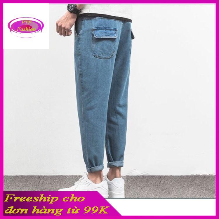 🌟HCM🌟SỈ THEO RI🌺FREESHIP 99K🌺️⚡ Quần Baggy Màu Xanh Unisex Siêu Bền Cho Nam BUNA02⚡ <--- PTP Fashion