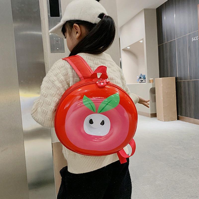 Ba Lô Hình Vỏ Trứng In Họa Tiết Trái Cây Hoạt Hình Thiết Kế Dễ Thương Cho Bé