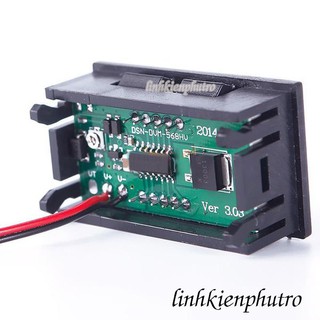 Đồng hồ đo áp DC 5.0-120V - Green
