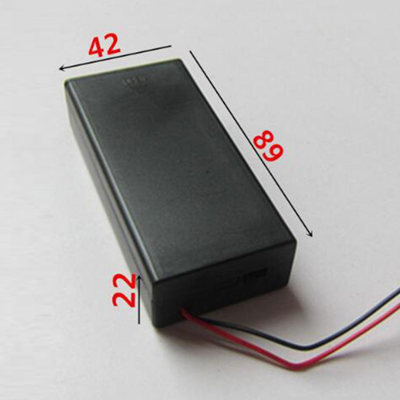 Hộp đựng pin 3.7V 2 x 18650 có công tắc BẬT / TẮT với cáp đậy