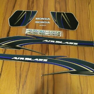 Bộ tem honda Airblade 2008 màu đen