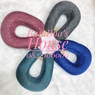 Gối cổ cao su non vải thun lạnh