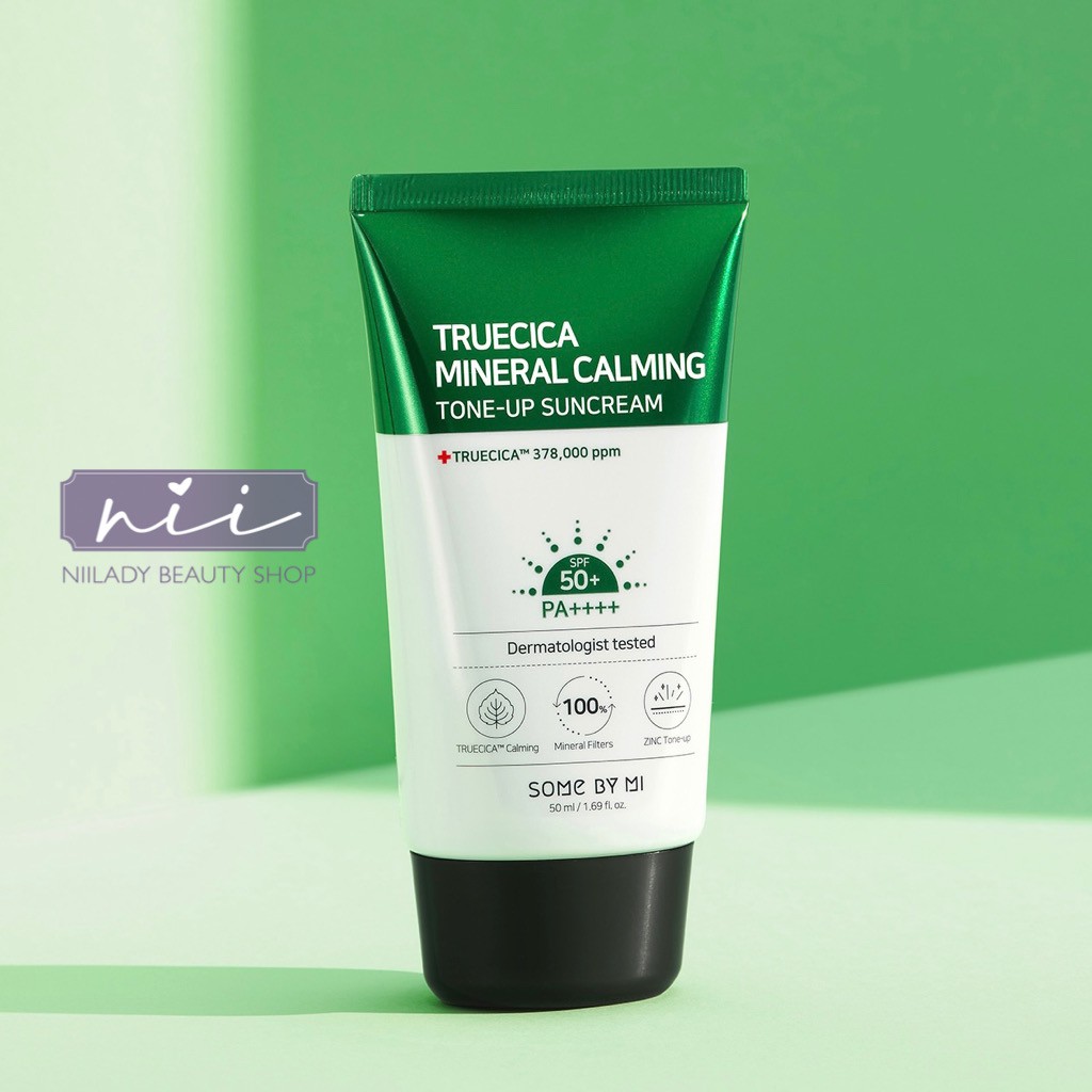(Mẫu mới) Kem Chống Nắng Some By Mi Truecica Mineral Calming Tone-up Suncream