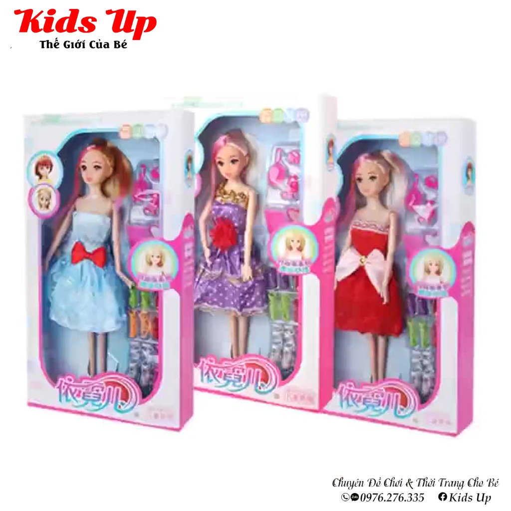 Búp bê công chúa Barbie 3D dành cho bé gái