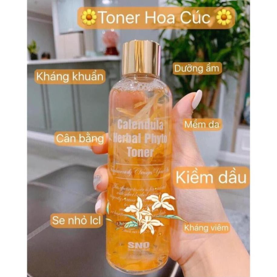 Toner Hoa Cúc SNO Calendula Herbal Phyto Toner 200ml