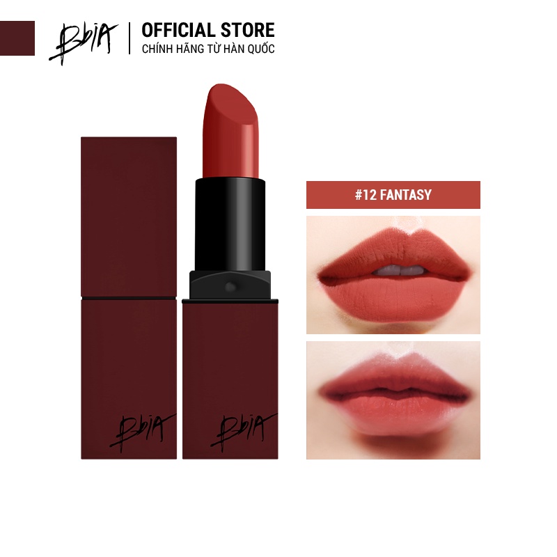 Son Thỏi Lì Bbia Last Lipstick Version 3 (5 màu) 3.5g Bbia Offical Store